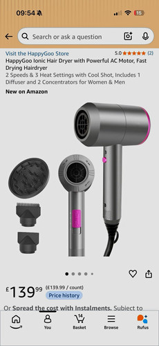 Happygoo standard ionic - happygoo, hair