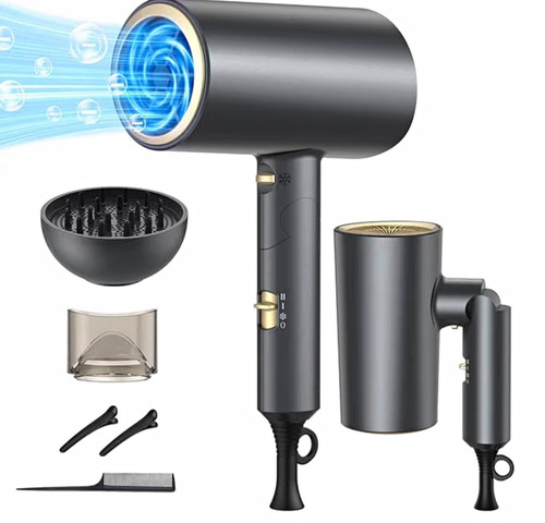 Folding handle hair dryer - hair,