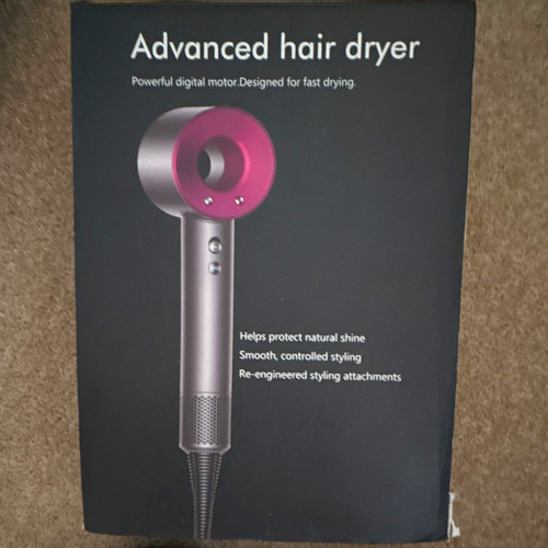Hair dryer grey - hair,