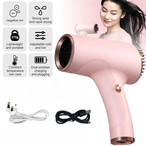 Usb cordless hair dryer - hair,