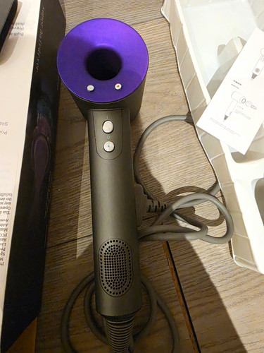 Grey purple standard hair - purple,