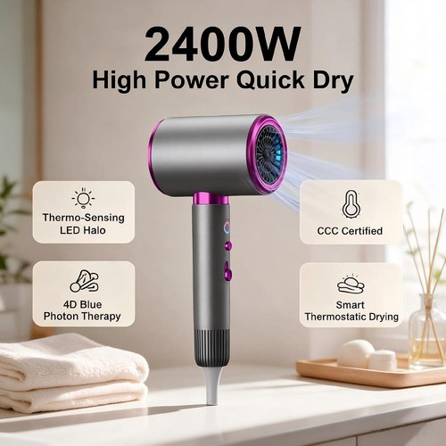 Hair dryer electric - hair, turbine