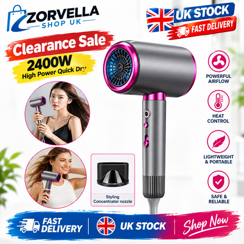 Professional hair dryer - professional, nozzle