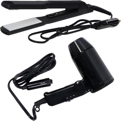 12v black travel portable - black,