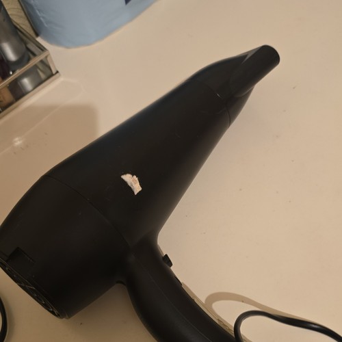 Black standard hair dryer - black,