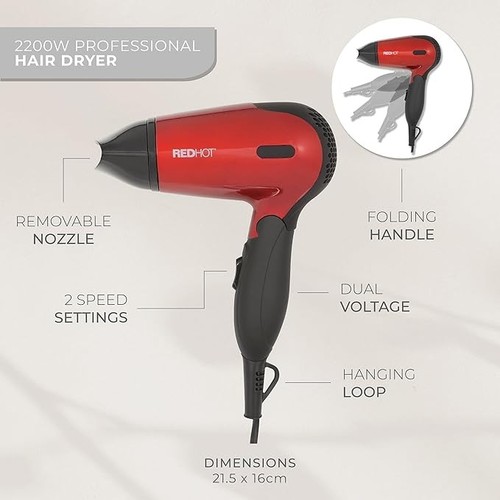 Travel hair dryer - hair, dual