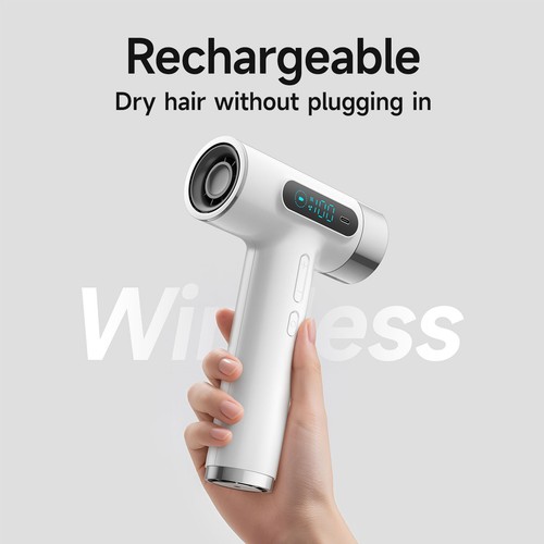 Cordless hair dryer 300w high - hair,