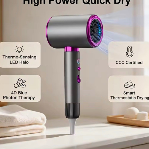 2400w hair dryer grey - dryer,