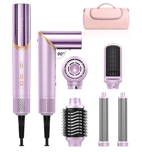 Hot air brush - 6-in-1, brush,hair