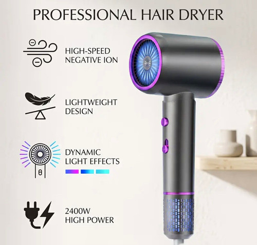 2400w ionic hair dryer - hair,